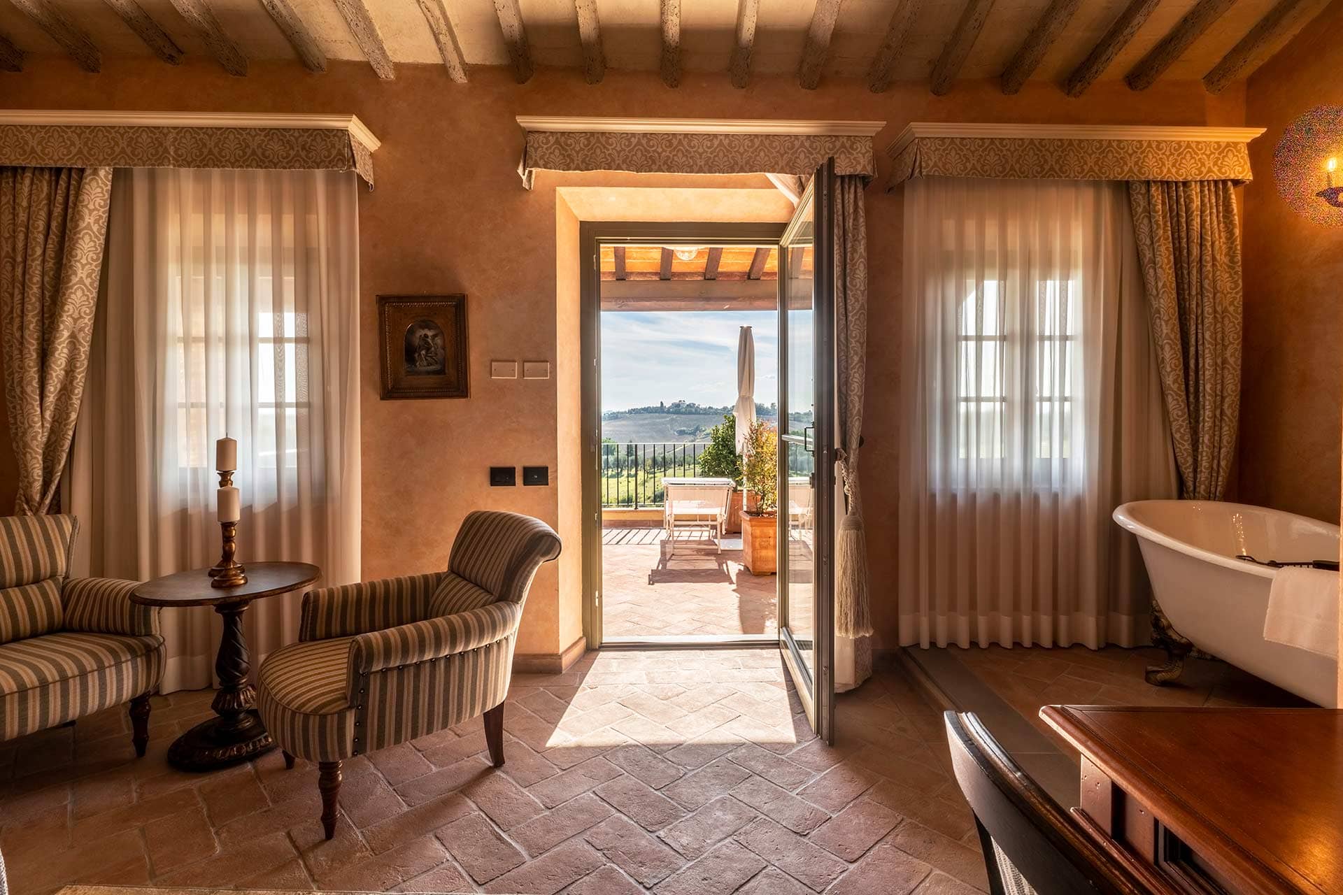 Master Suite Bellavista - Villa Petriolo